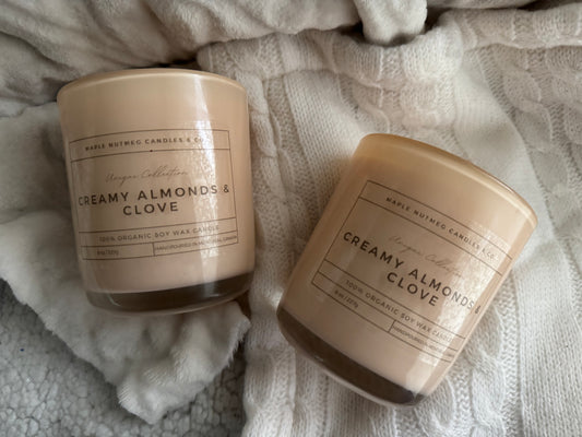 Kana Handmade Creamy Almonds & Clove Scented Soy Candle