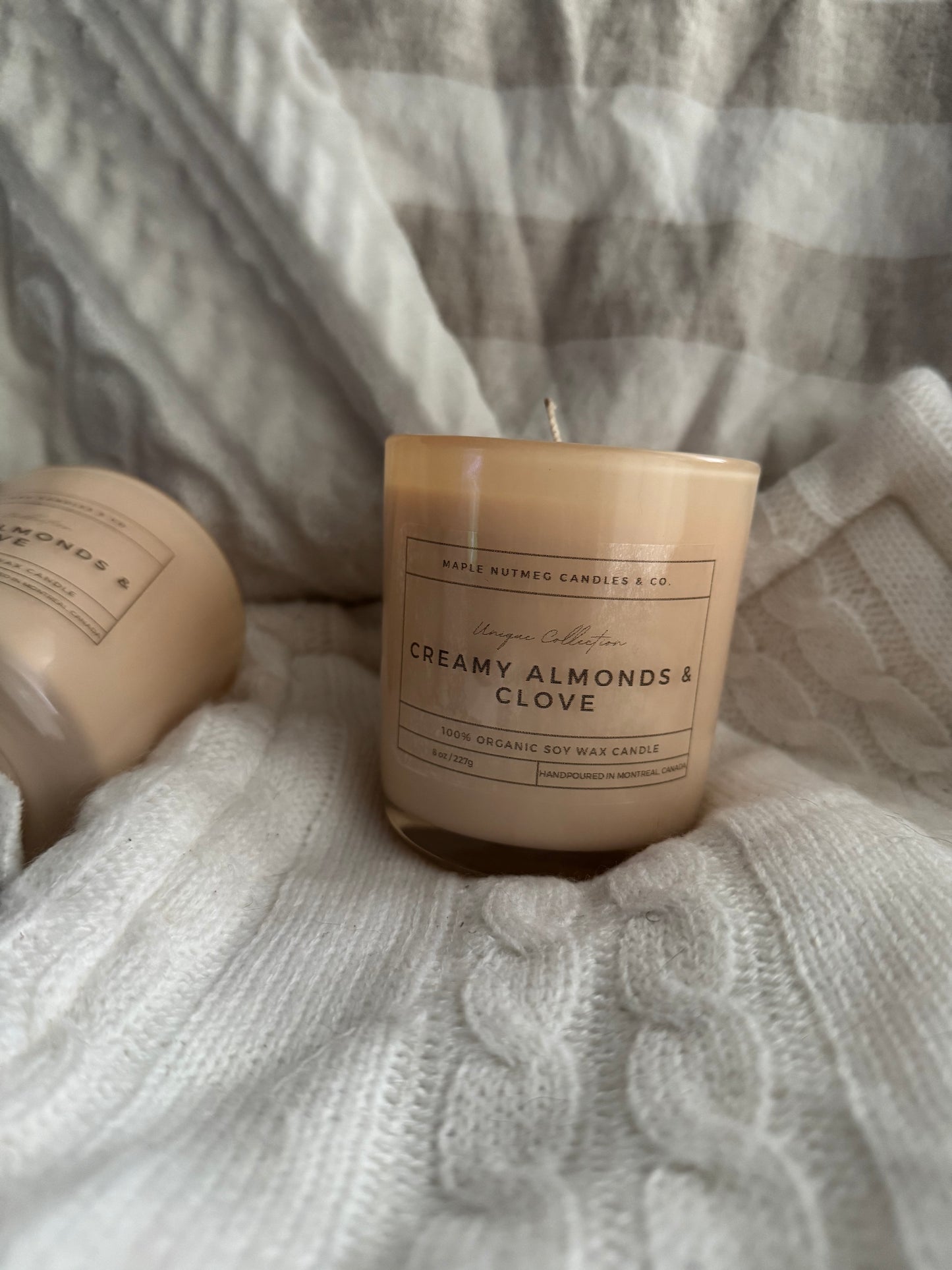 Kana Handmade Creamy Almonds & Clove Scented Soy Candle