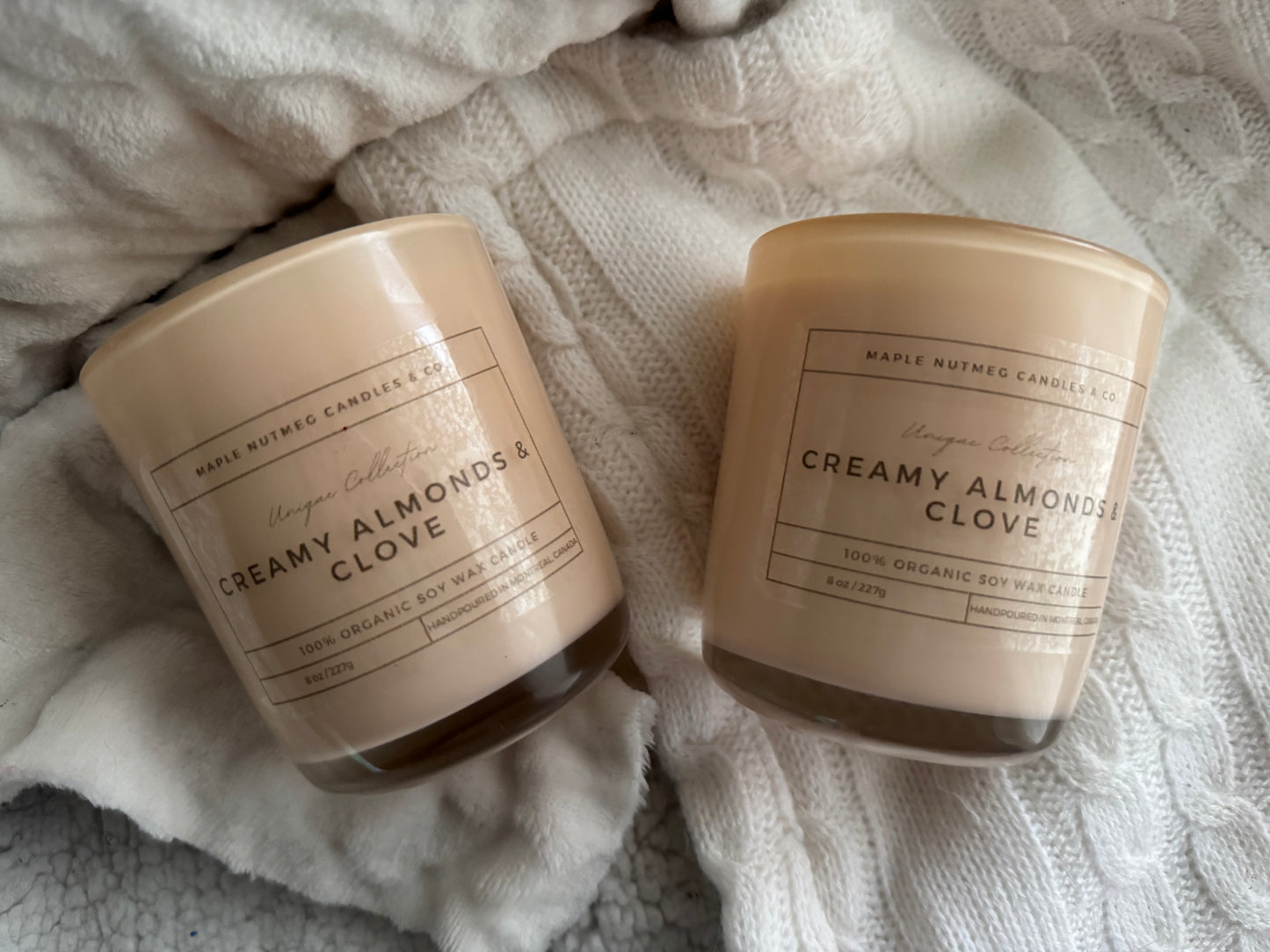 Kana Handmade Creamy Almonds & Clove Scented Soy Candle