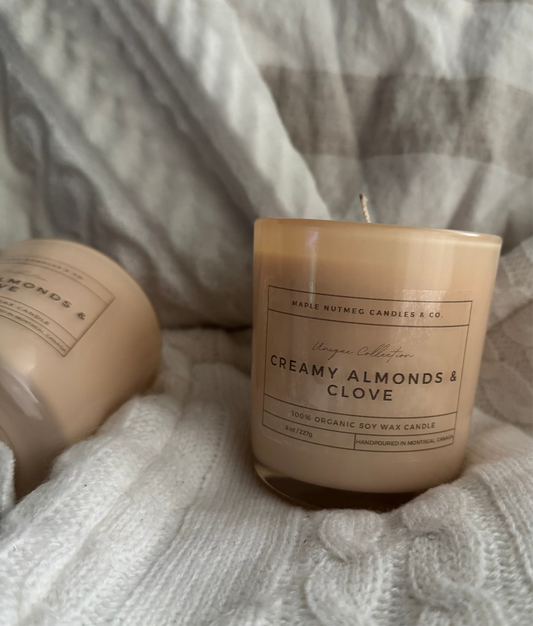 Kana Handmade Creamy Almonds & Clove Scented Soy Candle