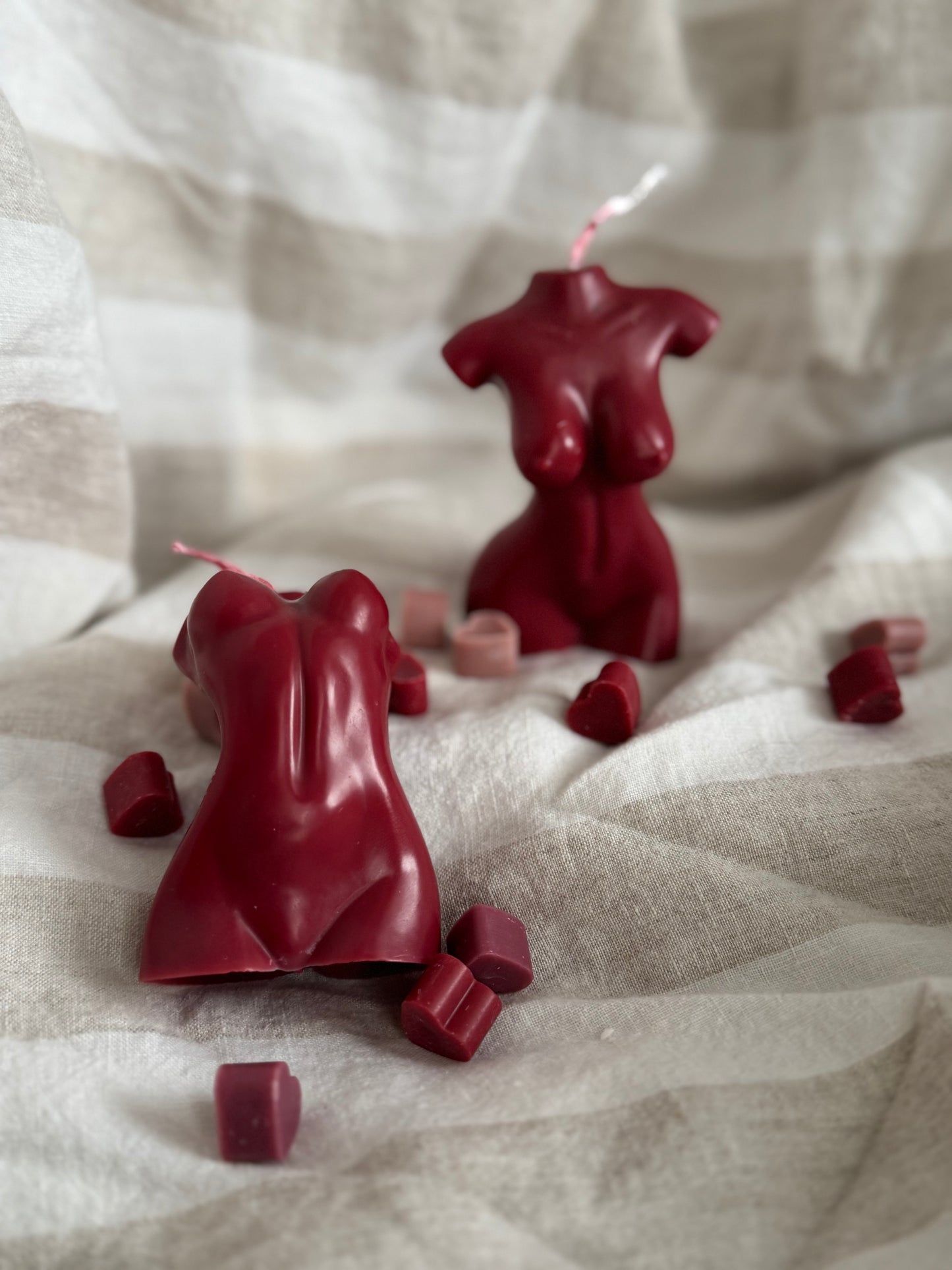Bawdy Handmade Figure Soy Candle Cinnamon Scented