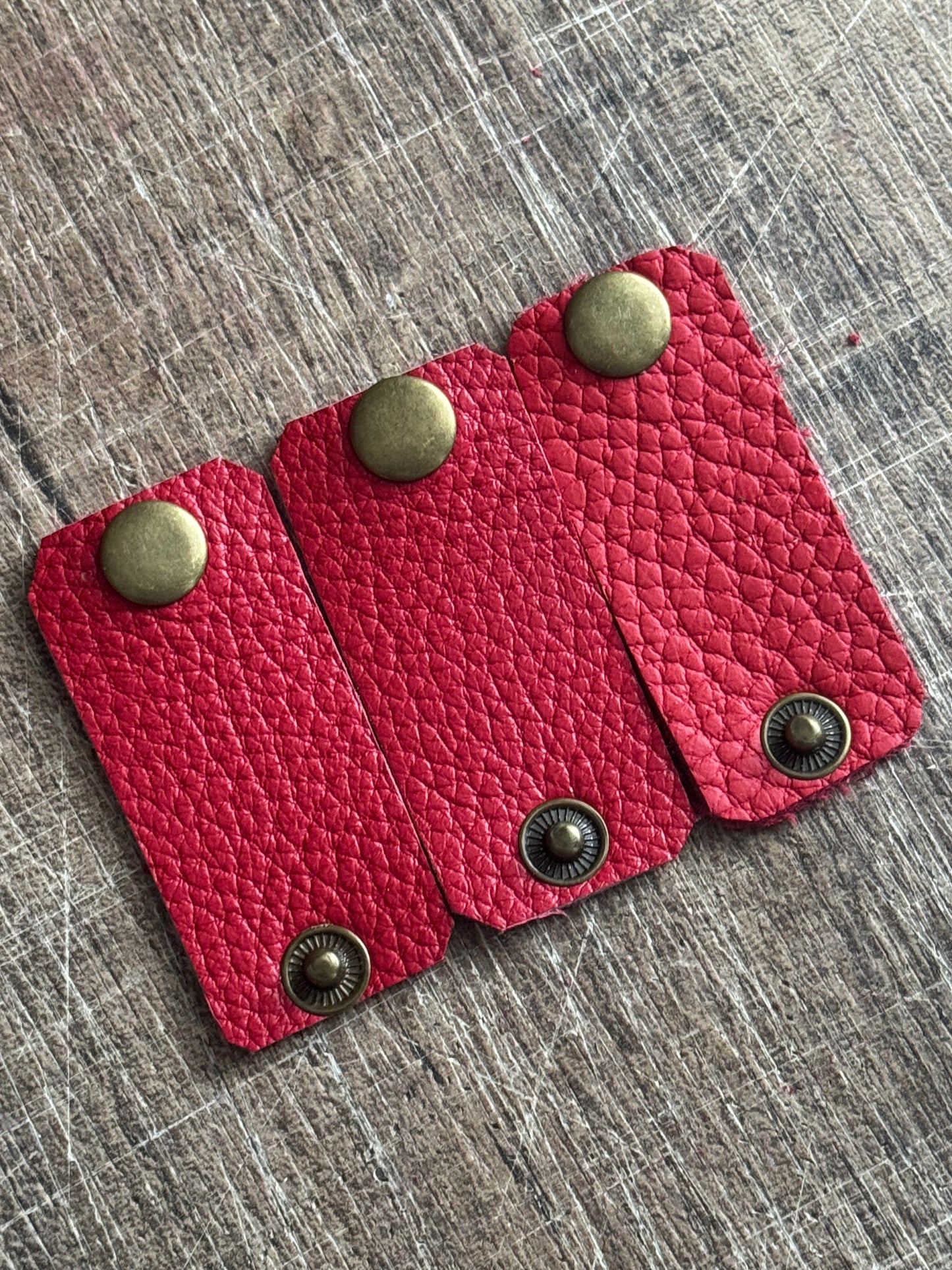 Blythe Handmade Leather Cord Organizers Style 3 ( Set of 4 )