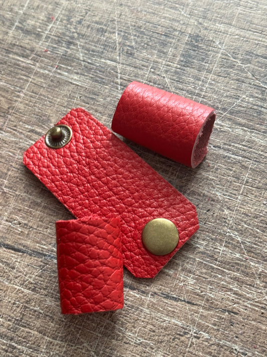 Blythe Handmade Leather Cord Organizers Style 3 ( Set of 4 )