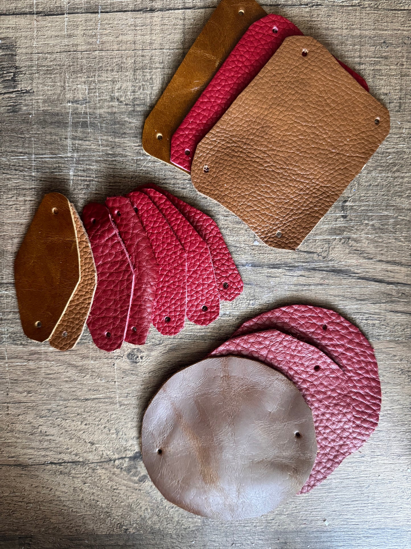 Blythe Handmade Leather Cord Organizers Style 2 ( Set of 4 )