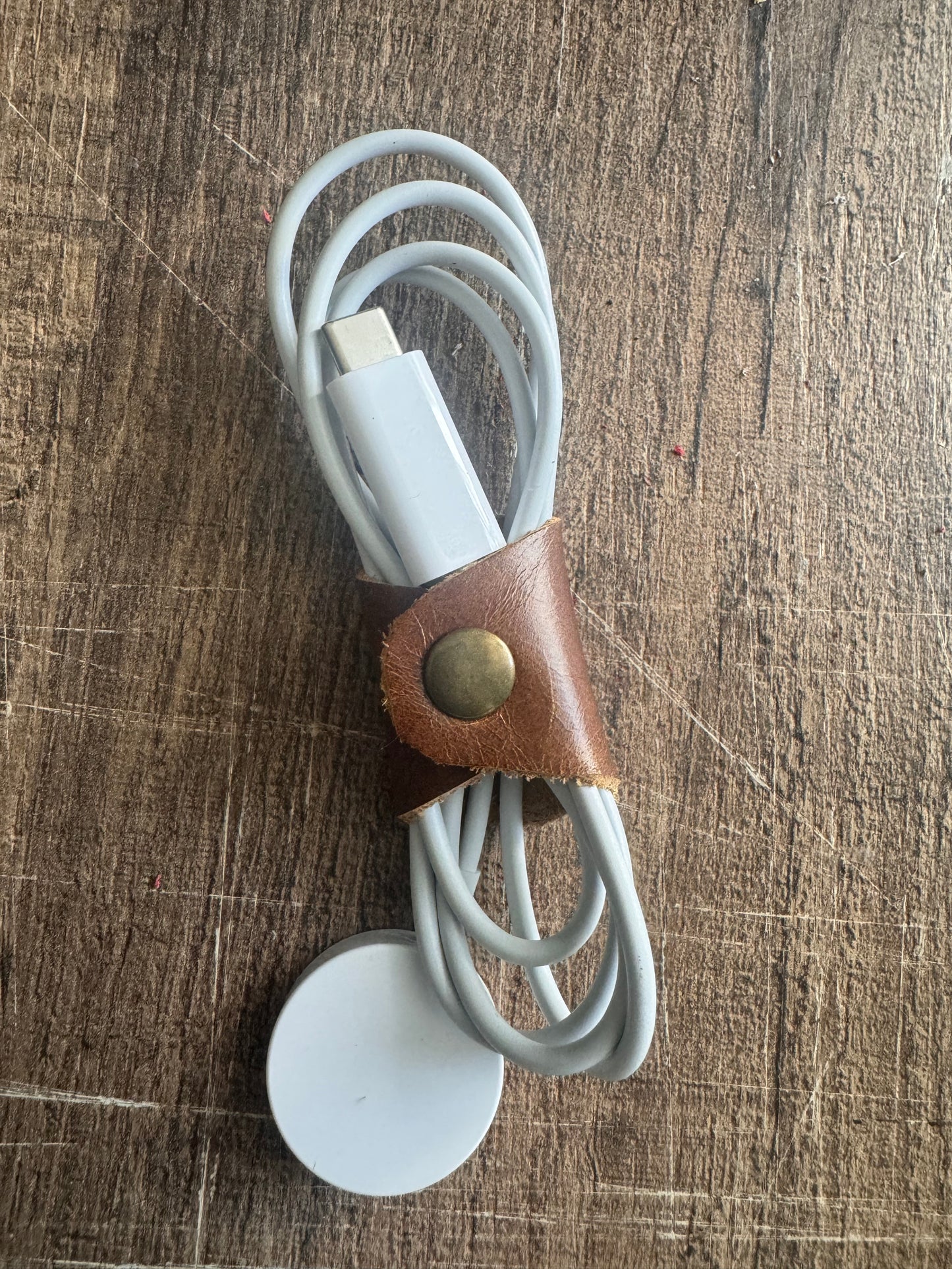 Blythe Handmade Leather Cord Organizers Style 2 ( Set of 4 )