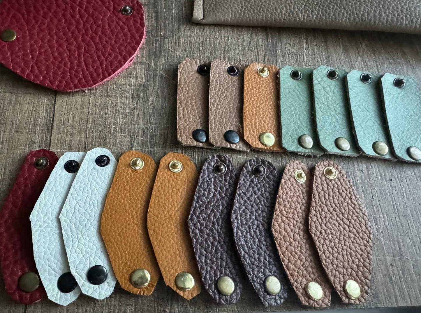 Blythe Handmade Leather Cord Organizers Style 3 ( Set of 4 )
