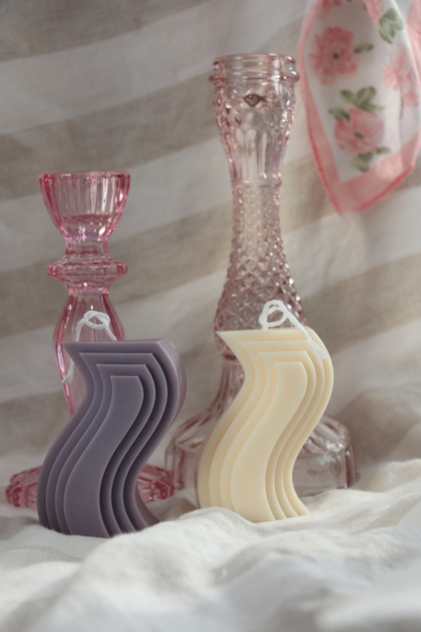 Groove Handmade Pillar Soy Candle Vanilla Scent