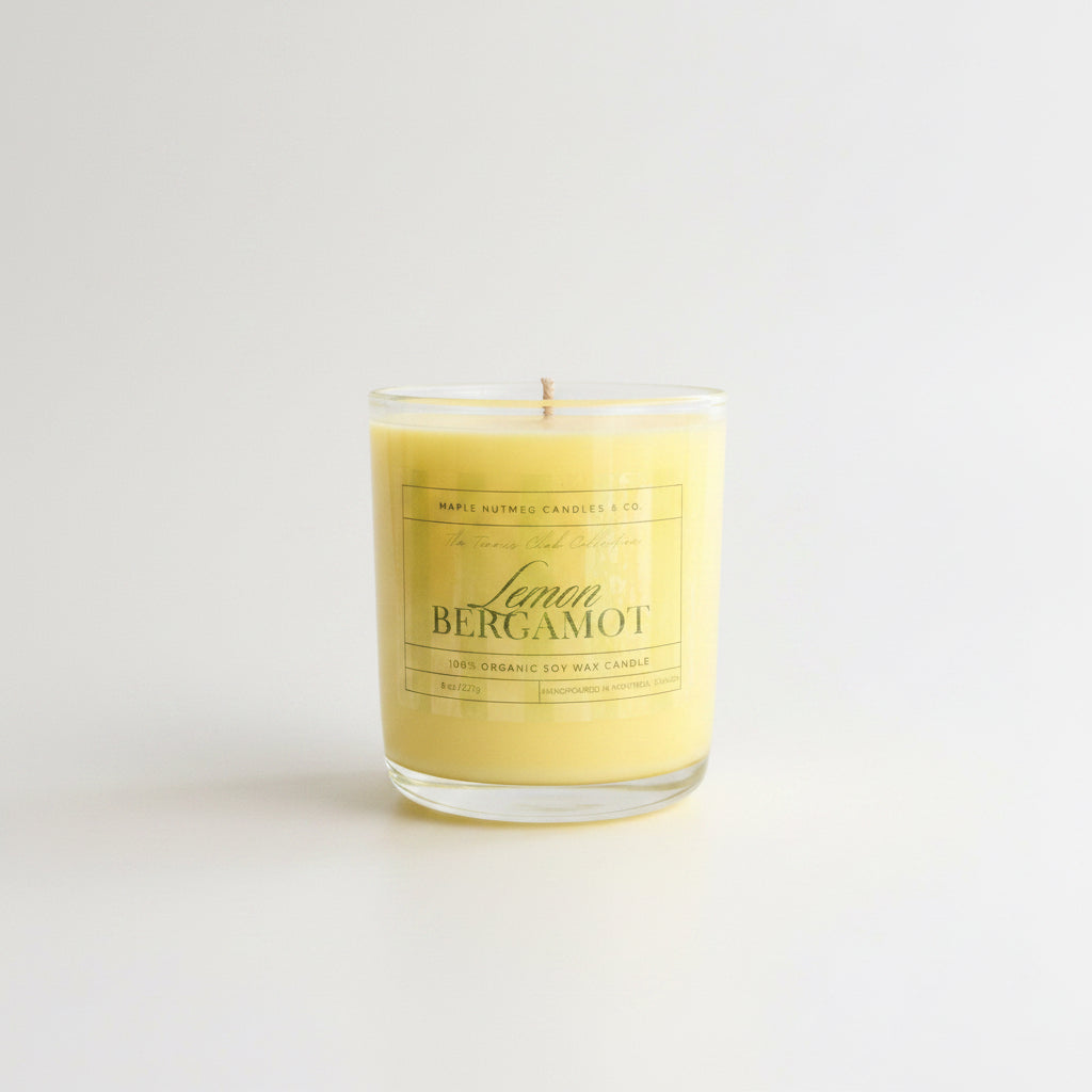 Kana Handmade Lemon Bergamot Scented Soy Candle