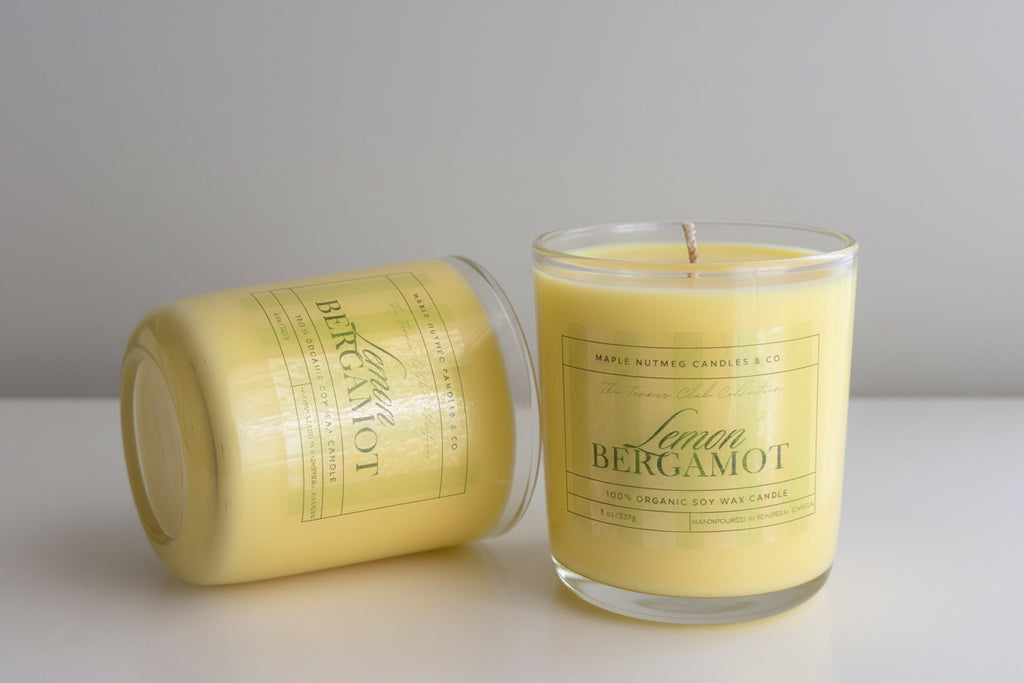 Kana Handmade Lemon Bergamot Scented Soy Candle