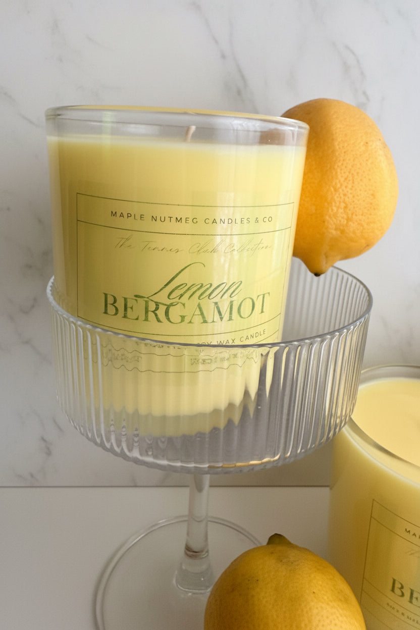 Kana Handmade Lemon Bergamot Scented Soy Candle