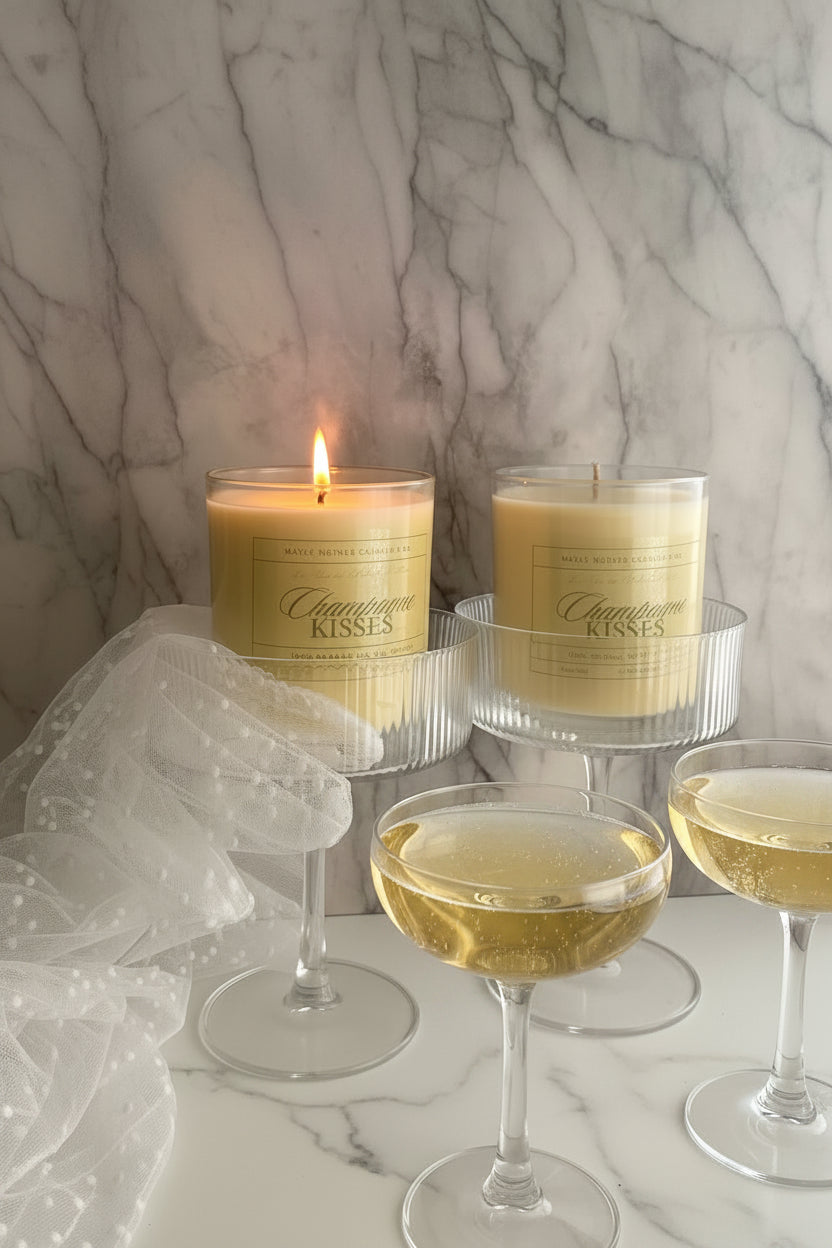 Kana Handmade Champagne Kisses Scented Soy Candle