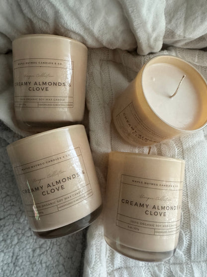 Kana Handmade Creamy Almonds & Clove Scented Soy Candle