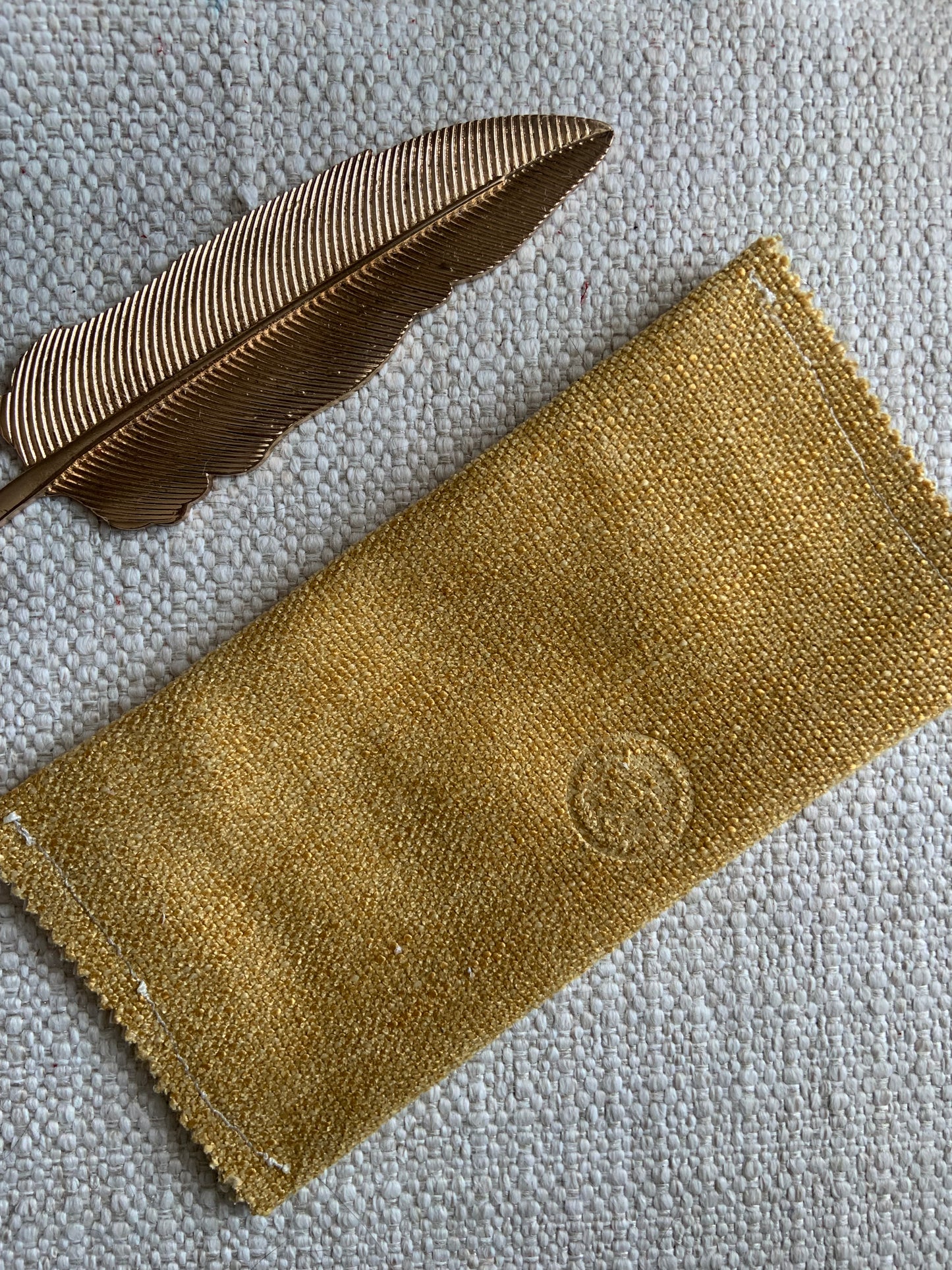 Jesebel Handmade Fabric Purse Yellow