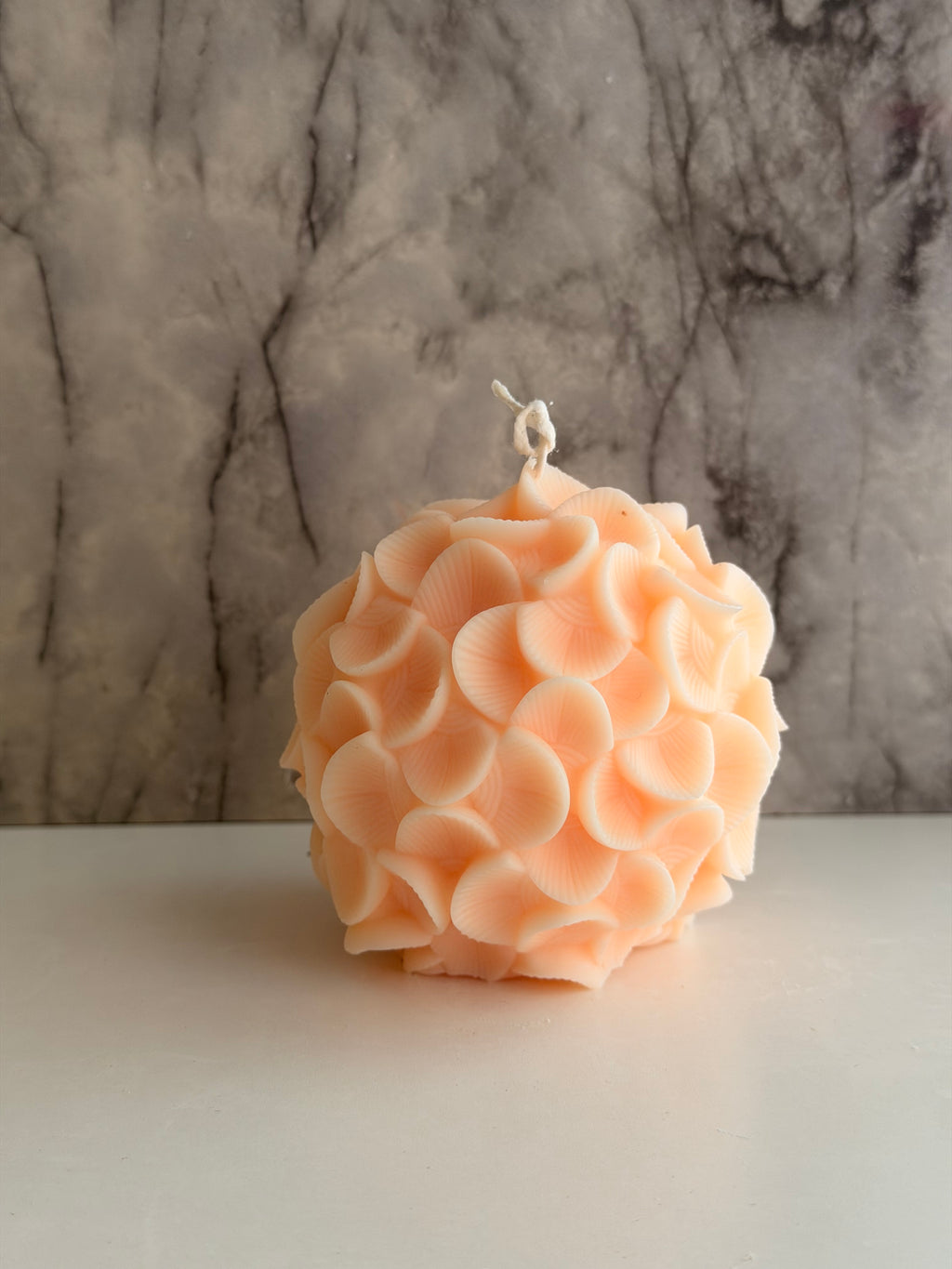 Hydrangeas Handmade Soy Candle Light Orange Tropical Beach Breeze Scented