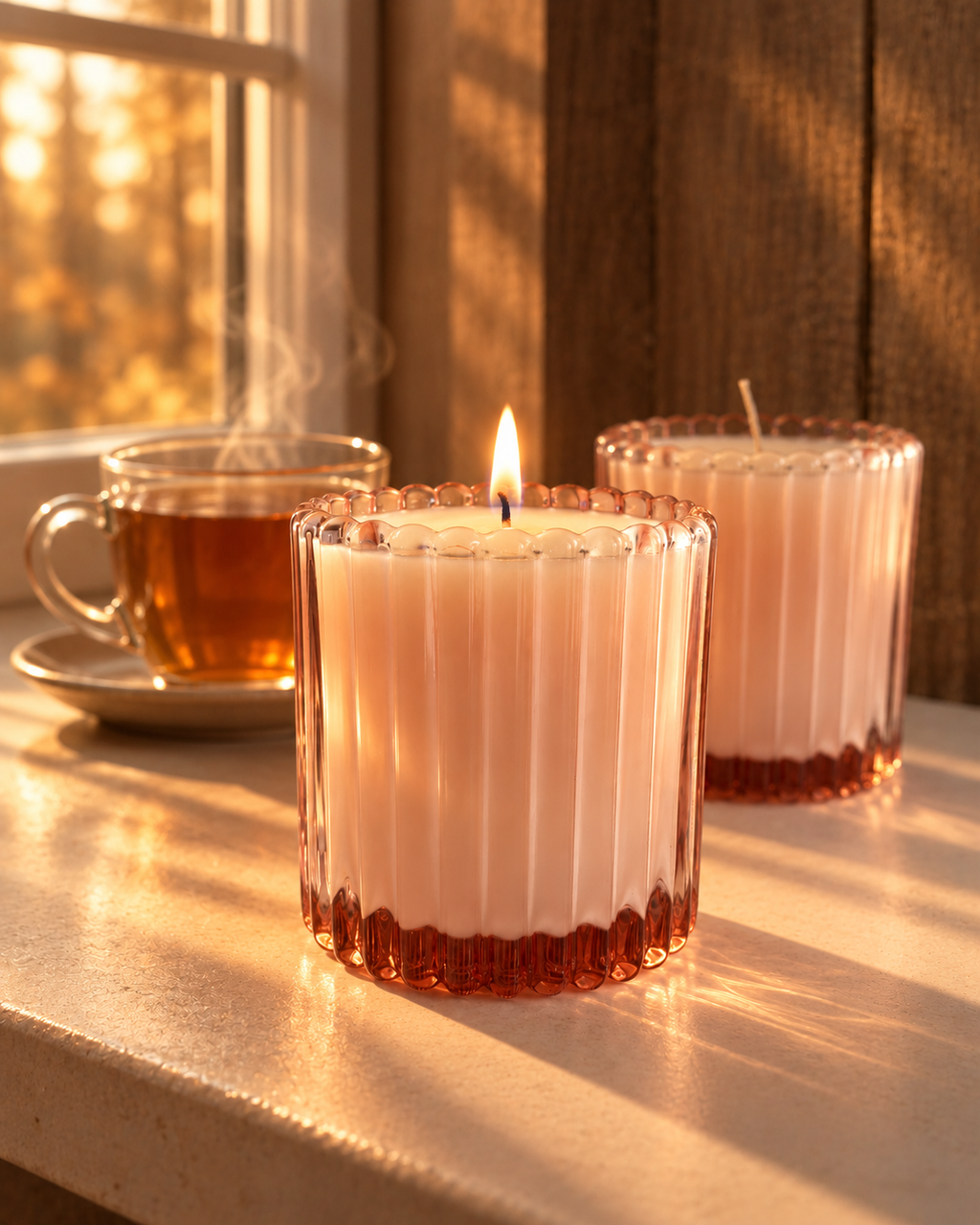 Esmay Handmade Maple & Nutmeg Scented Soy Candle