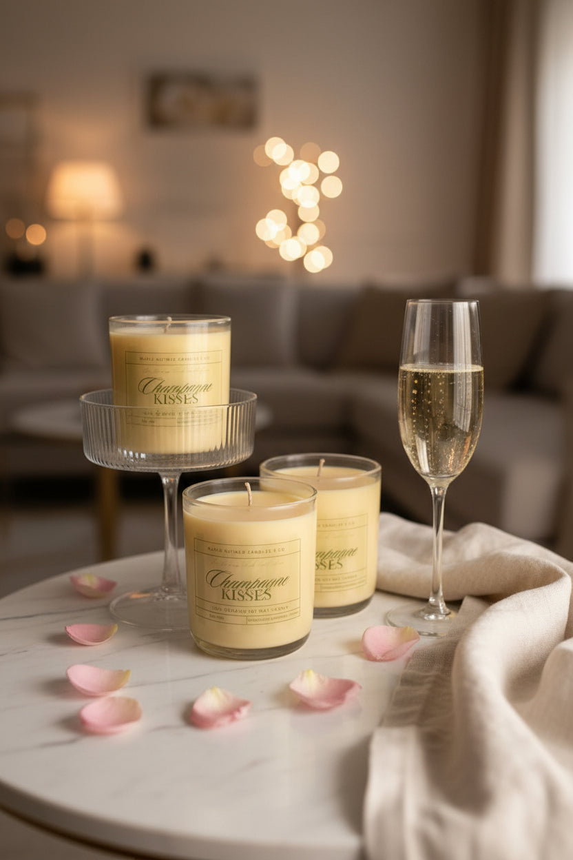 Kana Handmade Champagne Kisses Scented Soy Candle