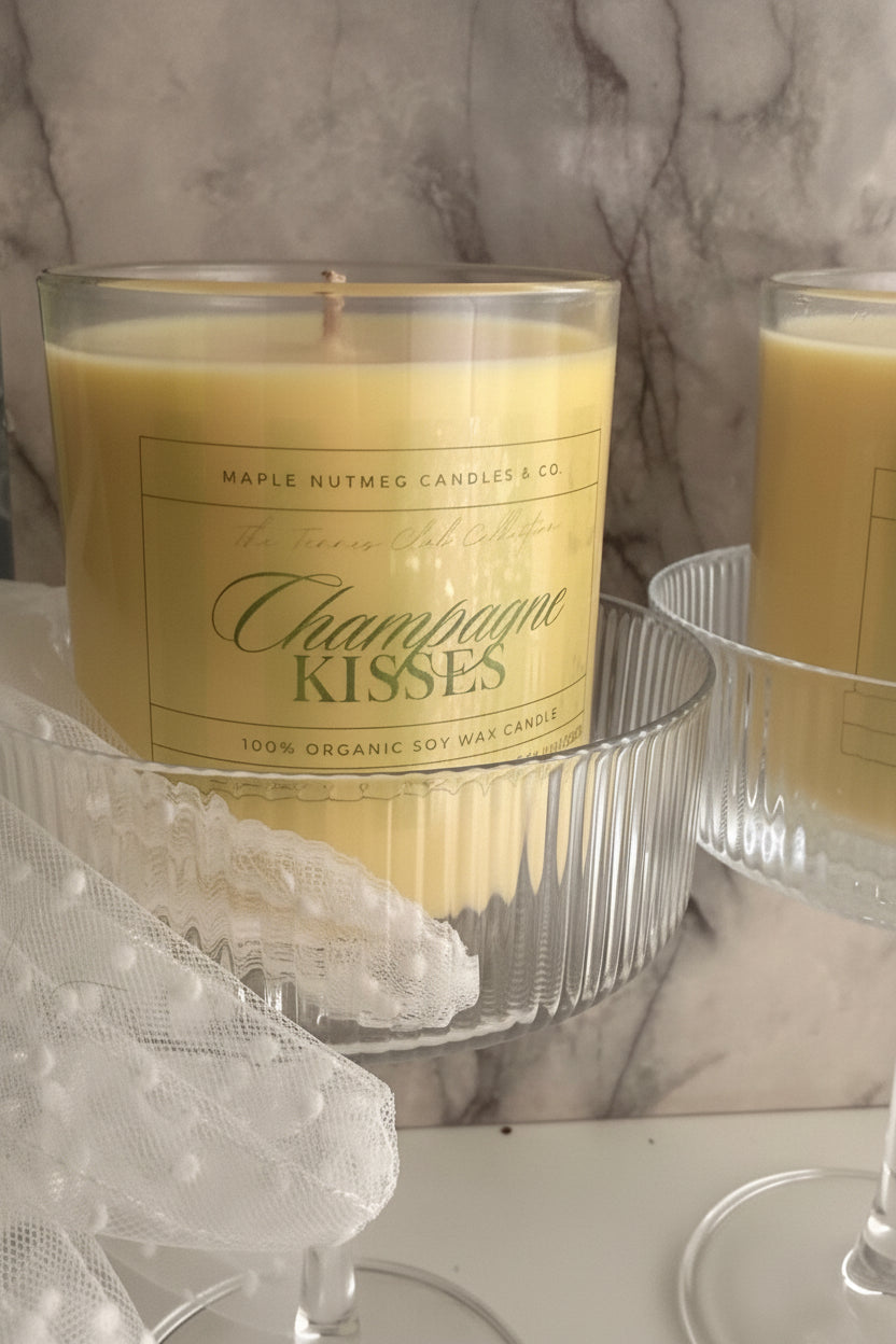 Kana Handmade Champagne Kisses Scented Soy Candle
