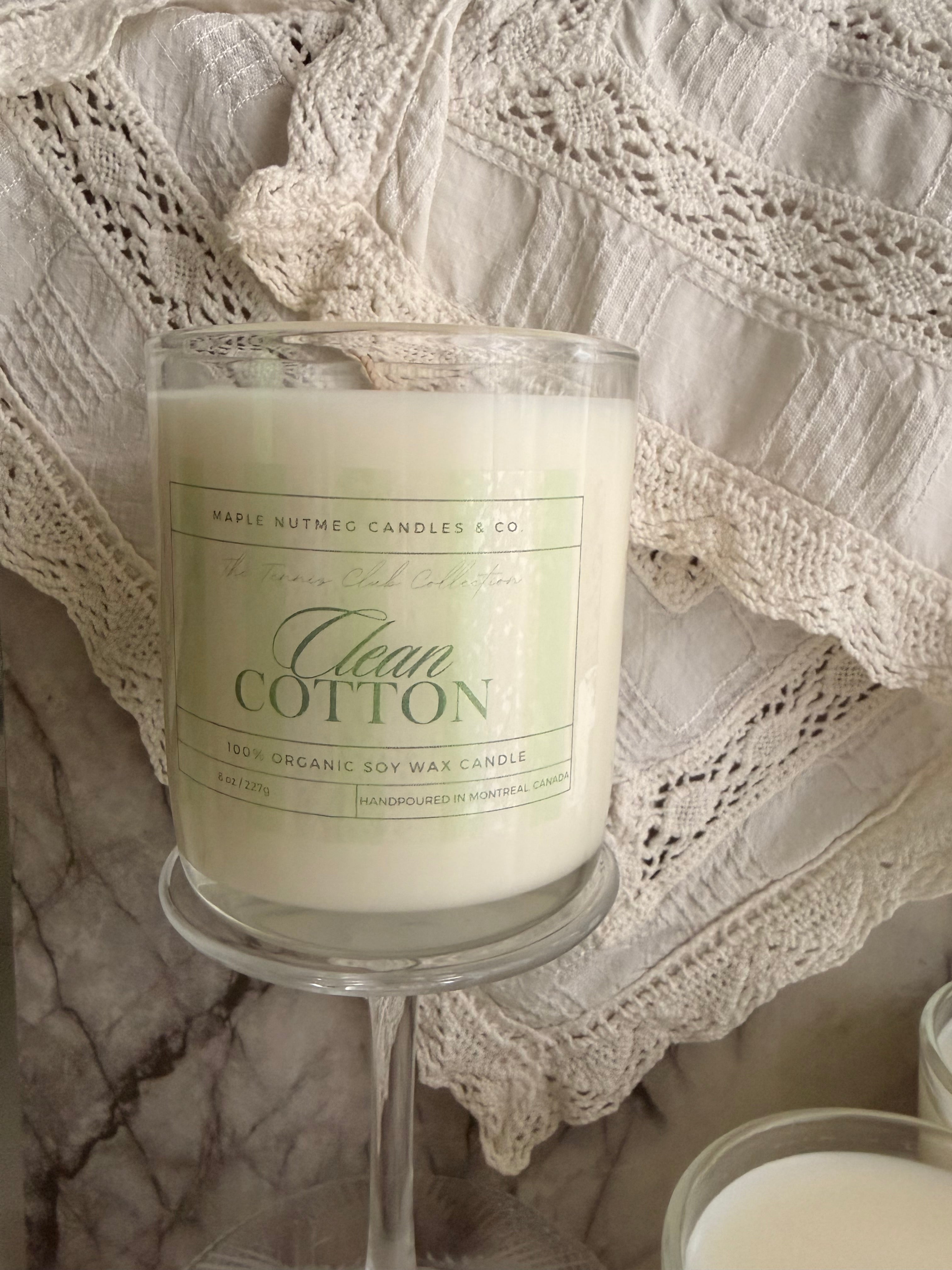 Kana Handmade Clean Cotton Scented Soy Candle