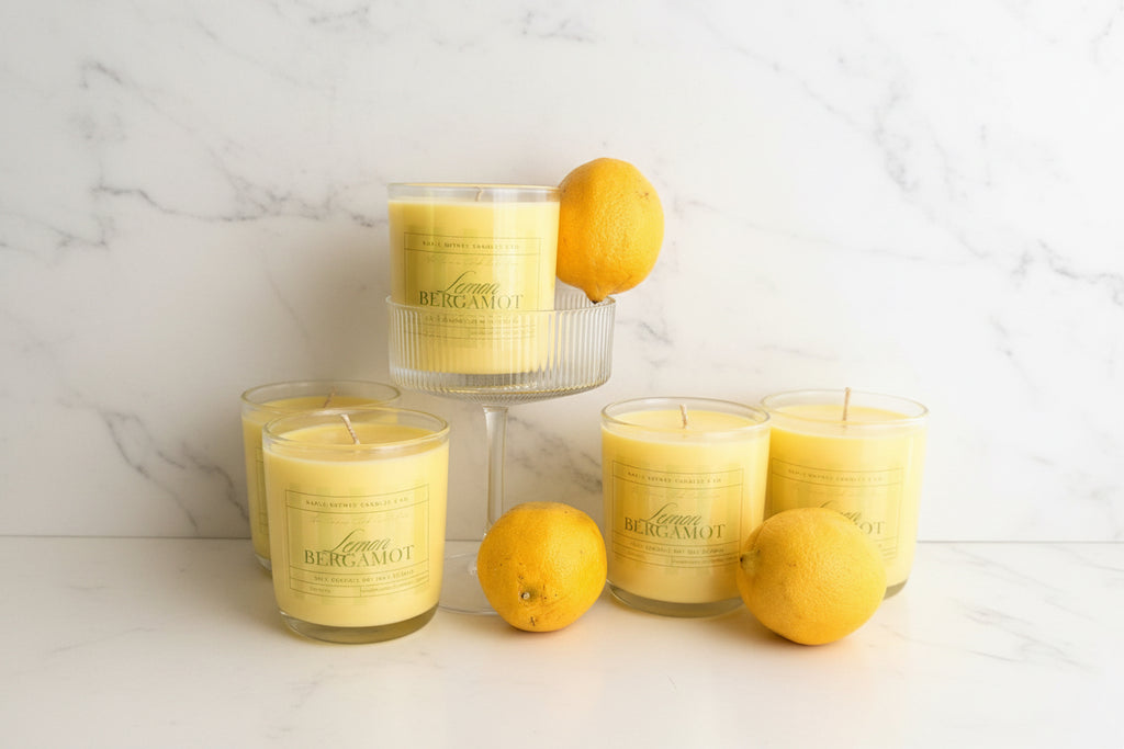Kana Handmade Lemon Bergamot Scented Soy Candle