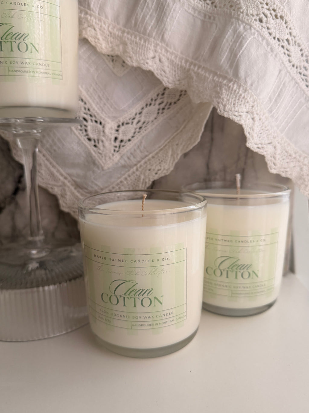 Kana Handmade Clean Cotton Scented Soy Candle