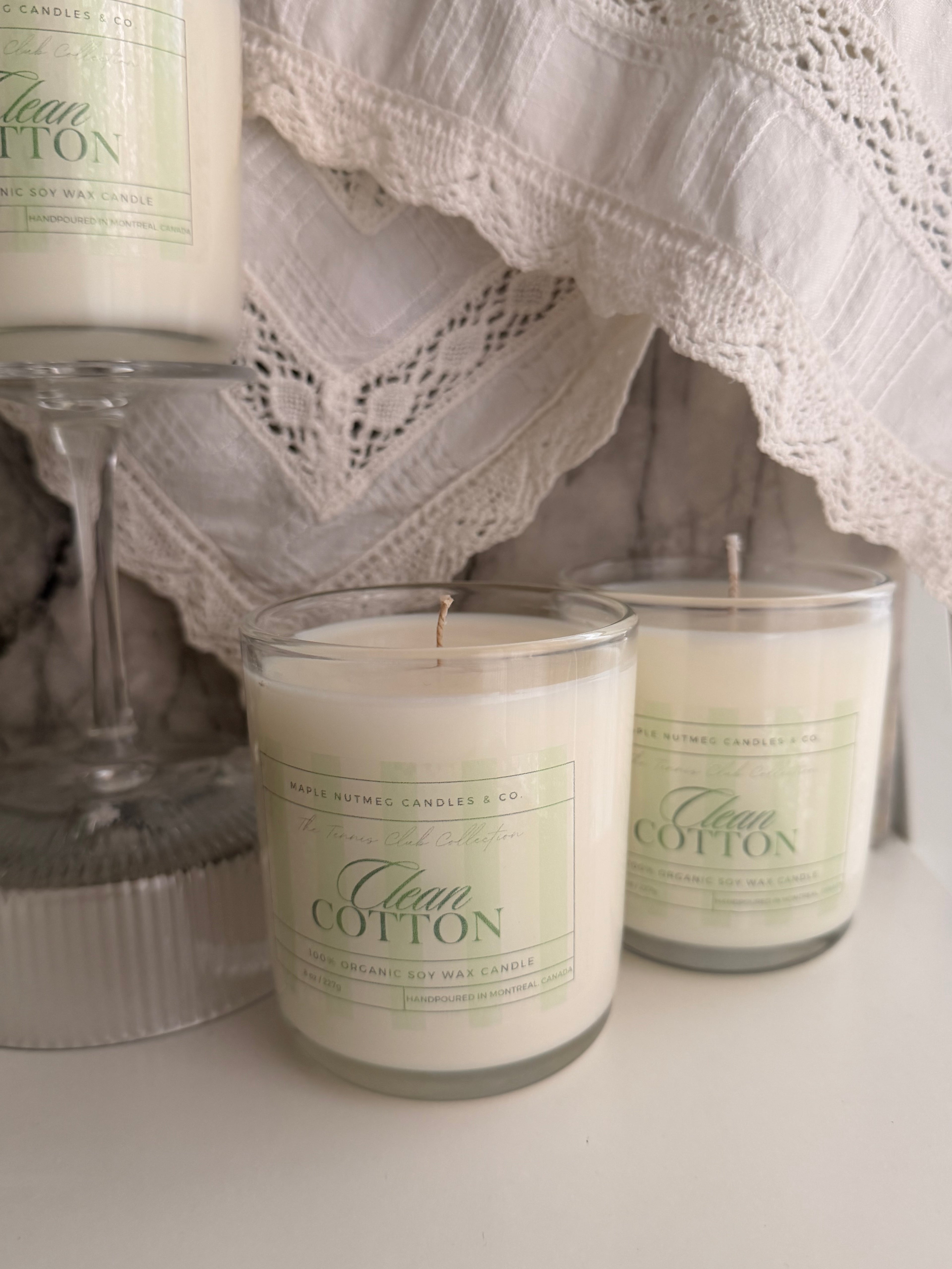 Kana Handmade Clean Cotton Scented Soy Candle