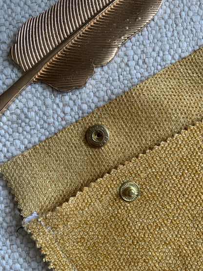 Jesebel Handmade Fabric Purse Yellow