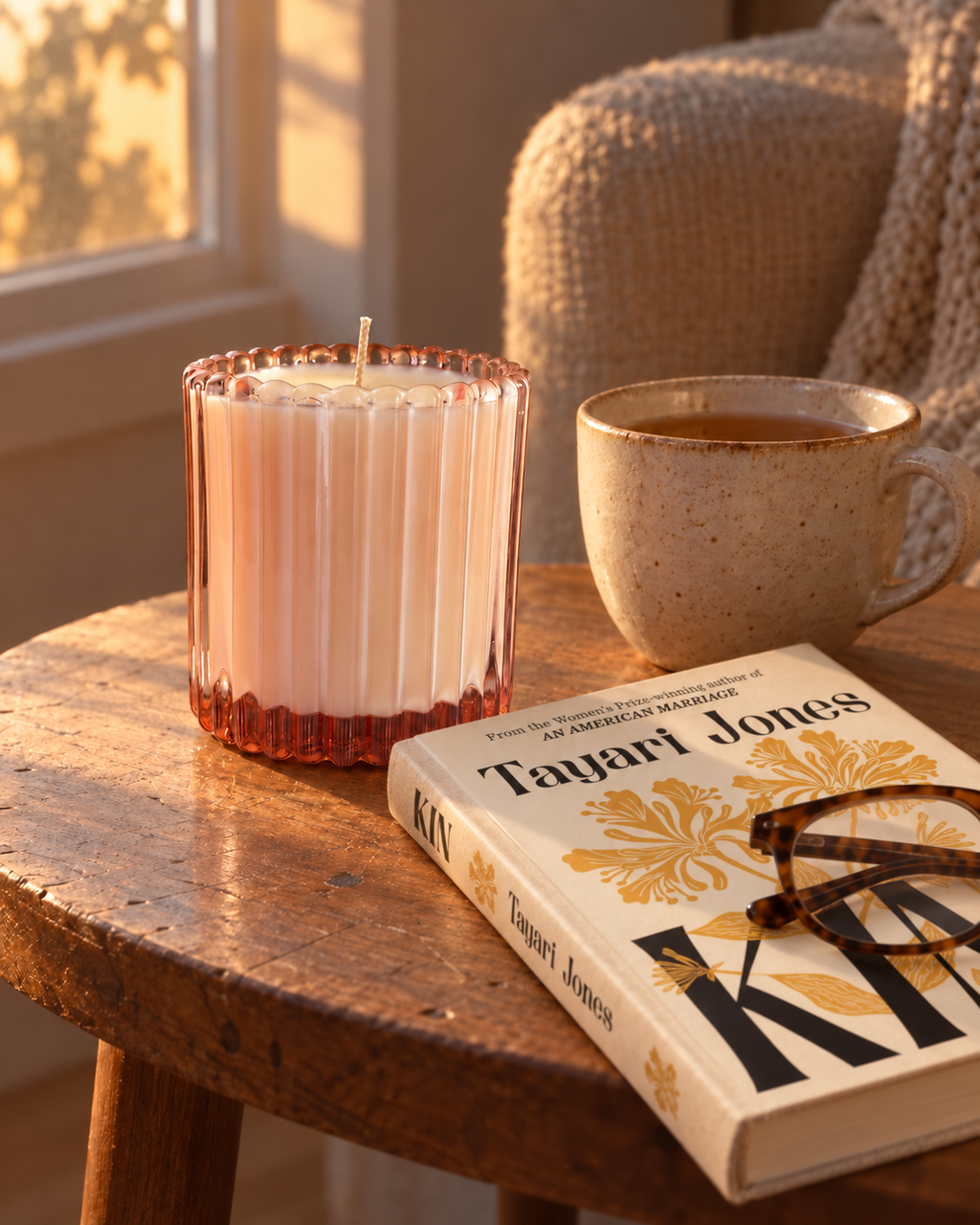 Esmay Handmade Maple & Nutmeg Scented Soy Candle
