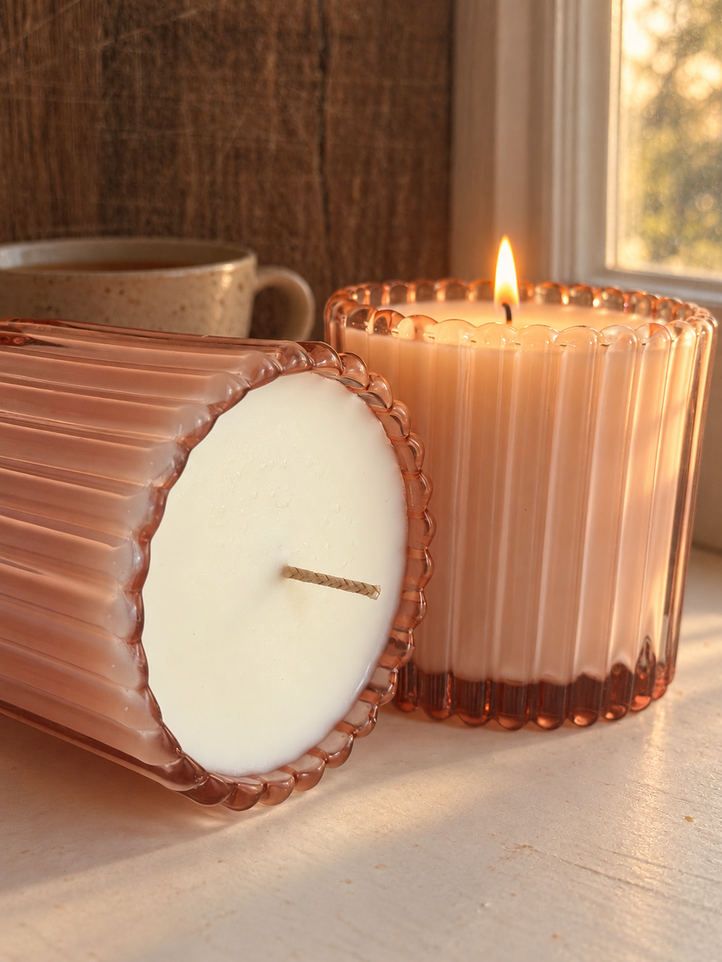 Esmay Handmade Maple & Nutmeg Scented Soy Candle
