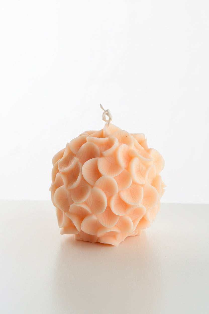 Hydrangeas Handmade Soy Candle Light Orange Tropical Beach Breeze Scented