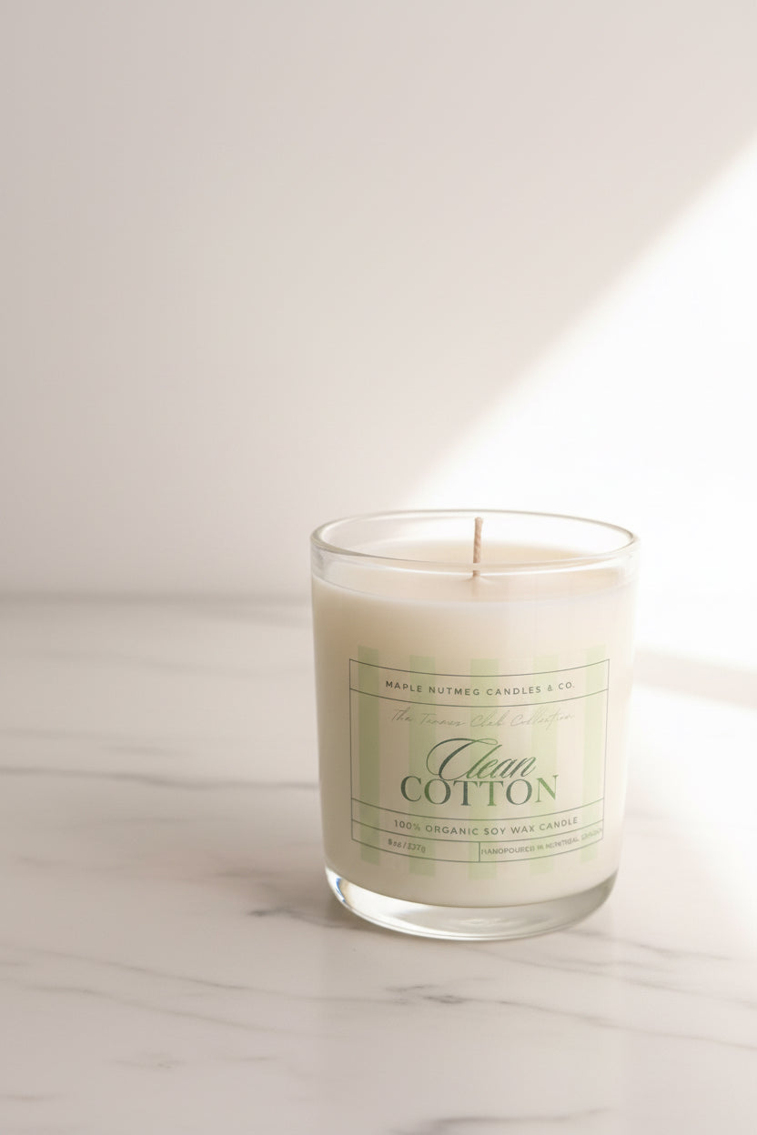 Kana Handmade Clean Cotton Scented Soy Candle
