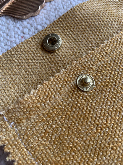 Jesebel Handmade Fabric Purse Yellow