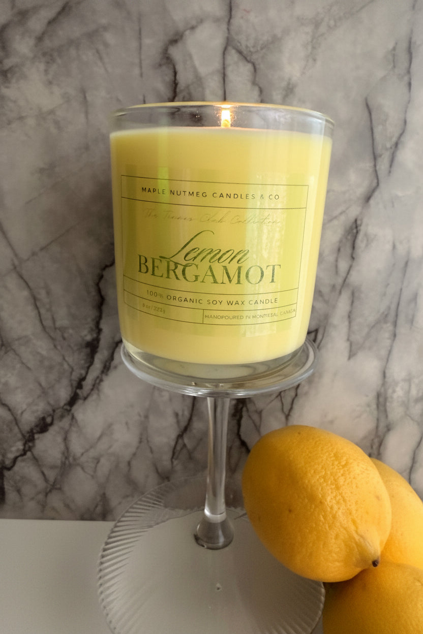 Kana Handmade Lemon Bergamot Scented Soy Candle