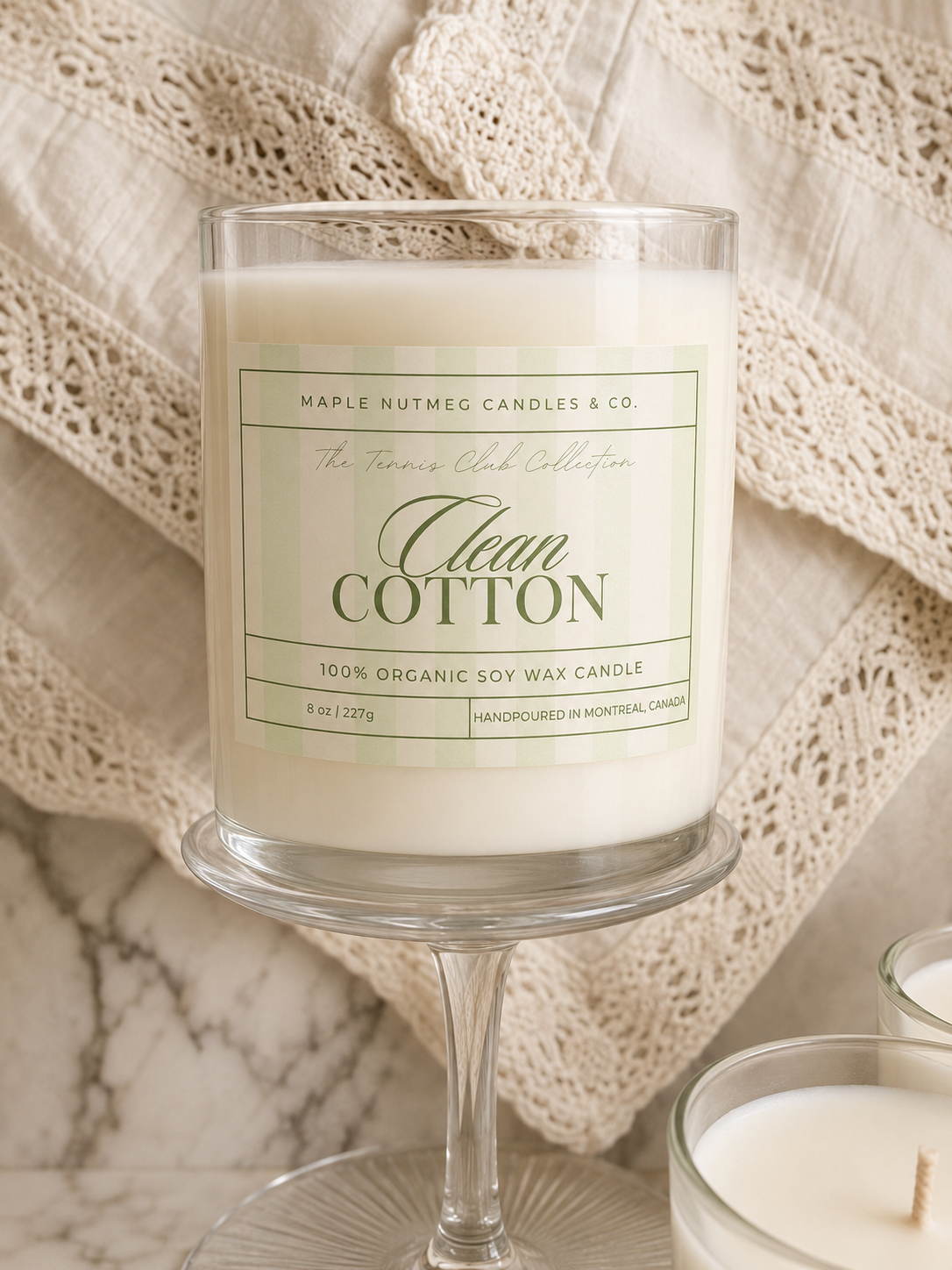 Kana Handmade Clean Cotton Scented Soy Candle