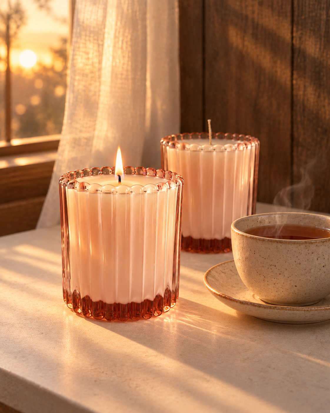 Esmay Handmade Maple & Nutmeg Scented Soy Candle