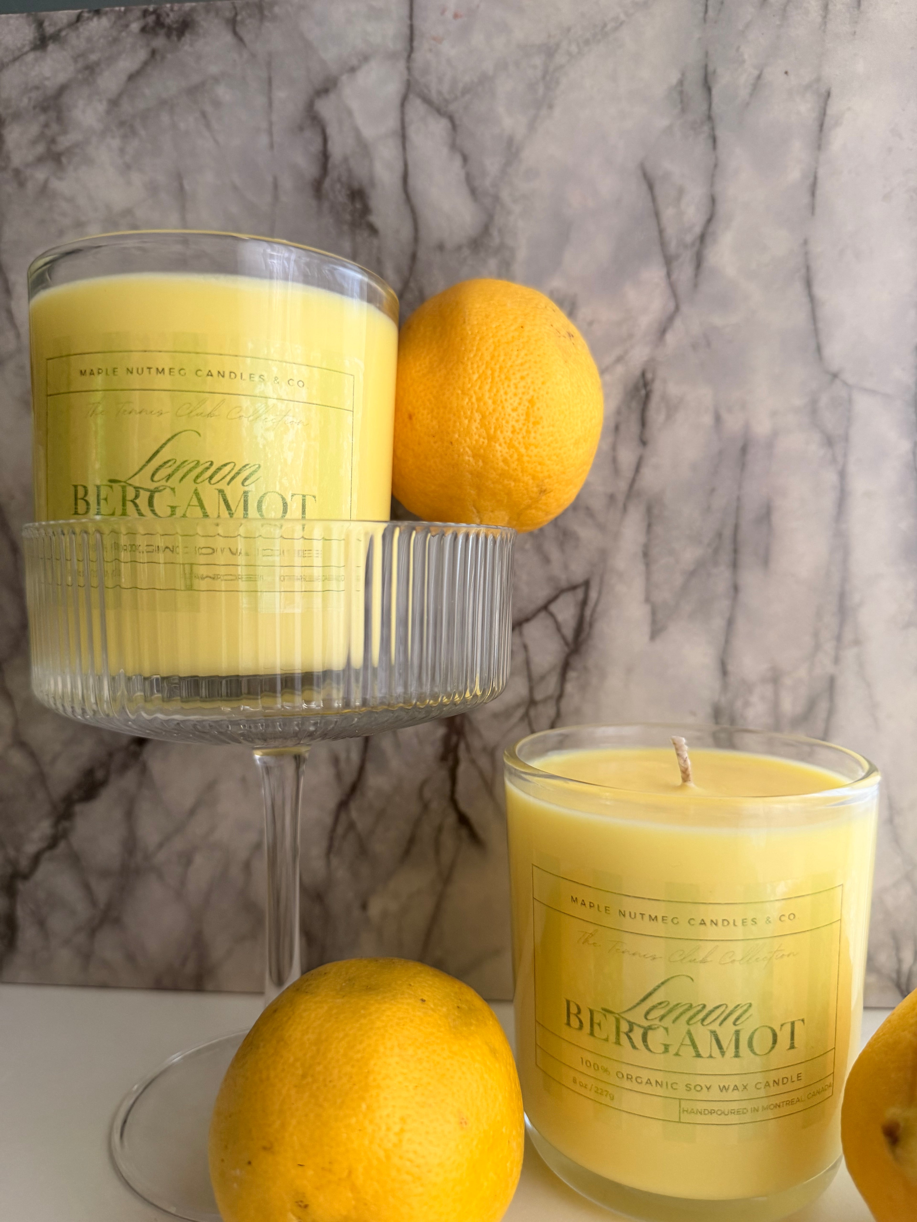 Kana Handmade Lemon Bergamot Scented Soy Candle