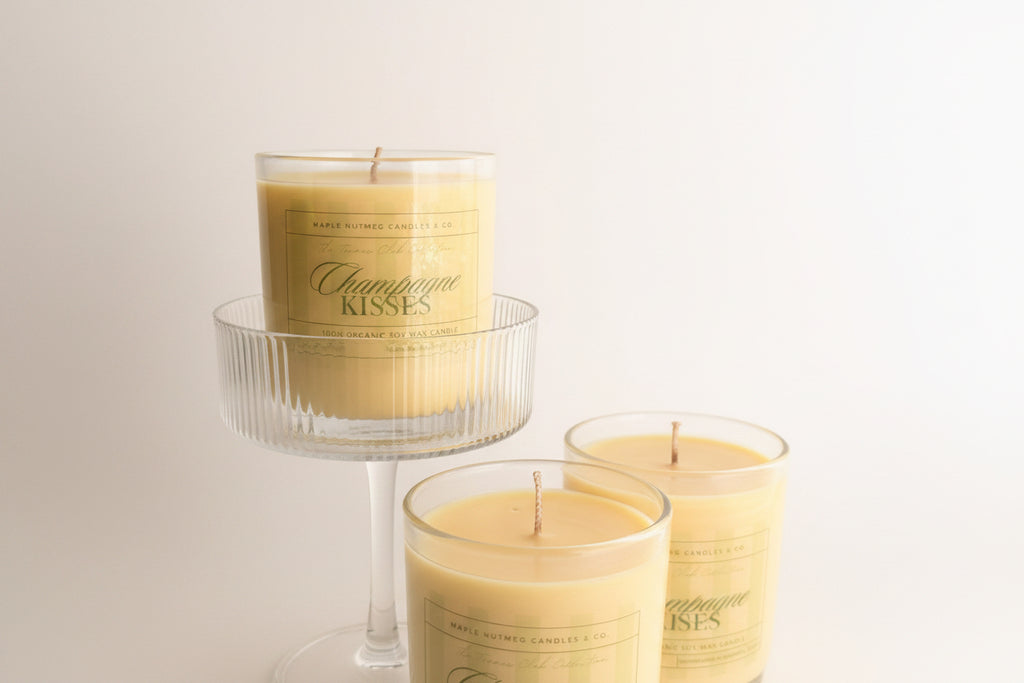 Kana Handmade Champagne Kisses Scented Soy Candle