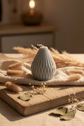 Poire Small Handmade Soy Candle Light Blue Creamy Coconut & Eucalyptus Scented
