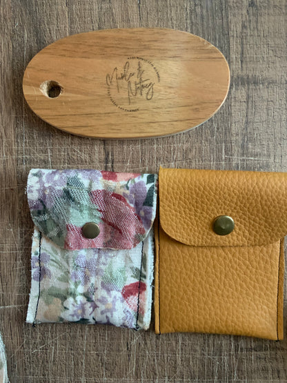 Evelyn Handmade Fabric Coin Purse Floral Fabric