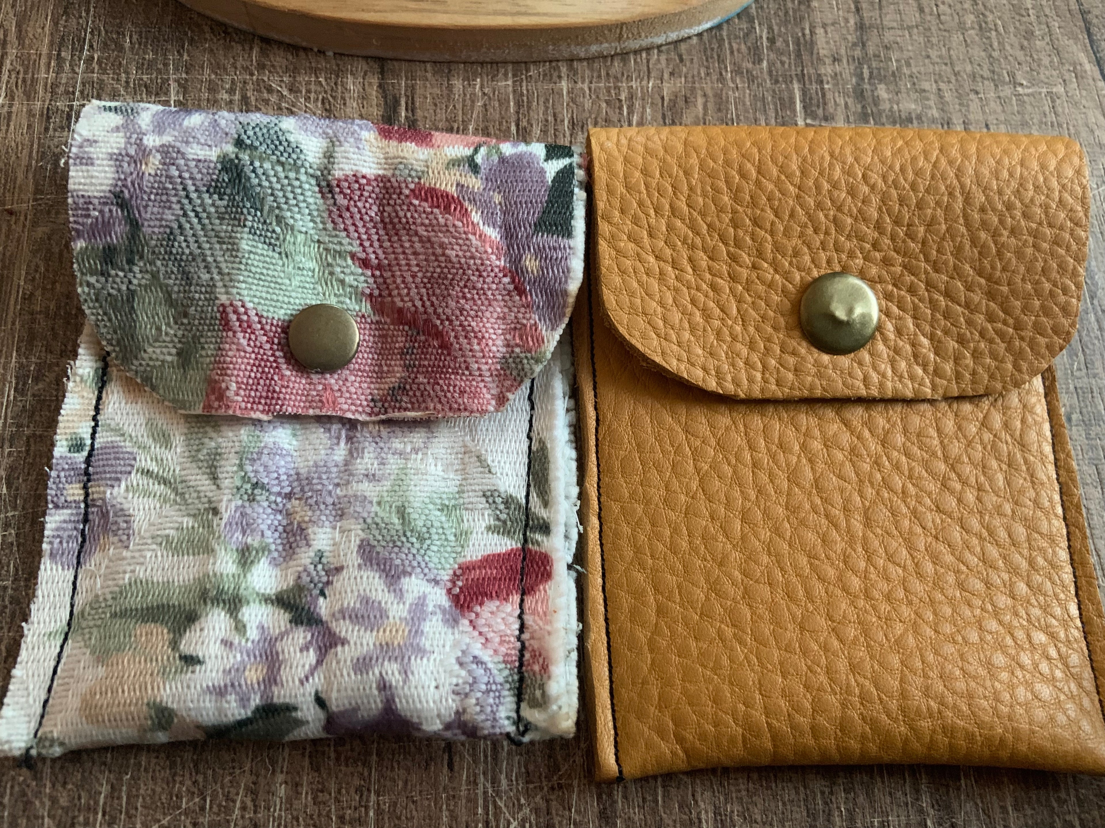 Evelyn Handmade Fabric Coin Purse Floral Fabric