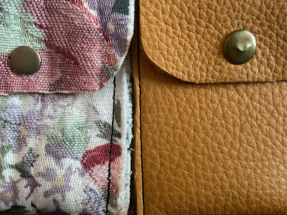 Evelyn Handmade Fabric Coin Purse Floral Fabric