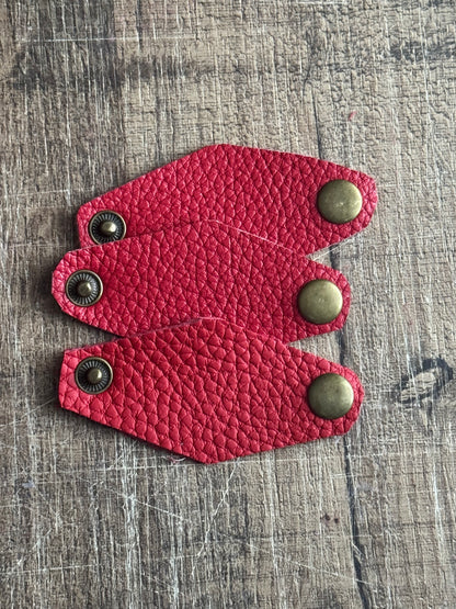 Blythe Handmade Leather Cord Organizers Style 4 ( Set of 4 )