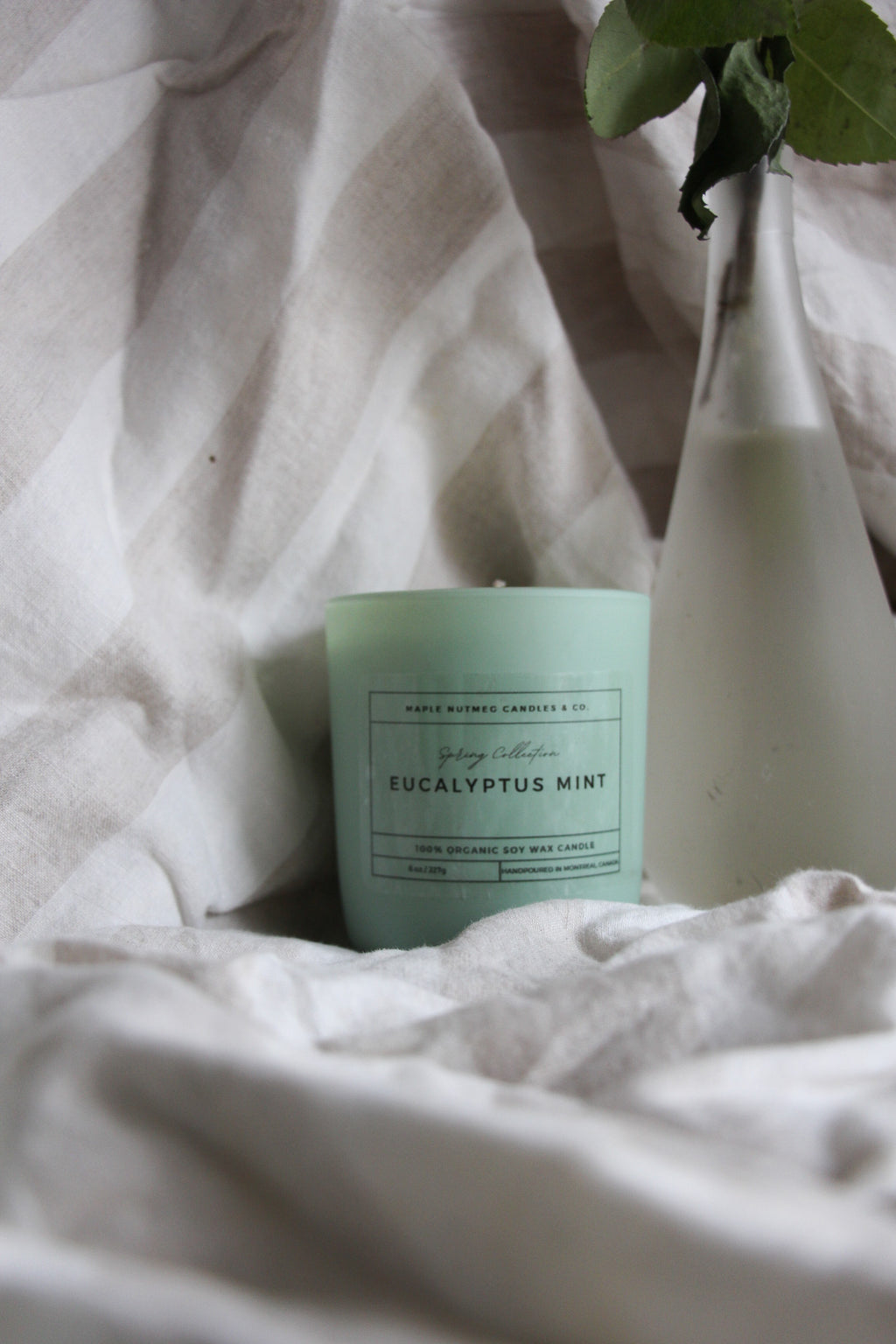Kana Handmade Eucalyptus Mint Scented Soy Candle