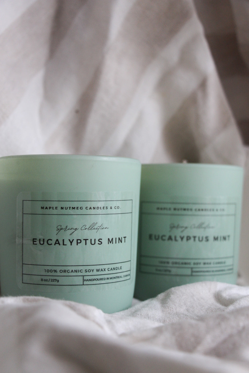 Kana Handmade Eucalyptus Mint Scented Soy Candle