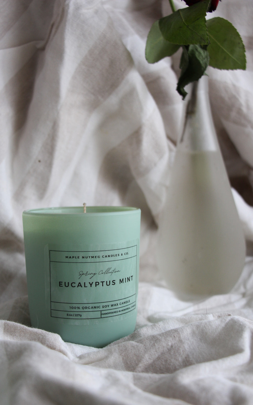 Kana Handmade Eucalyptus Mint Scented Soy Candle
