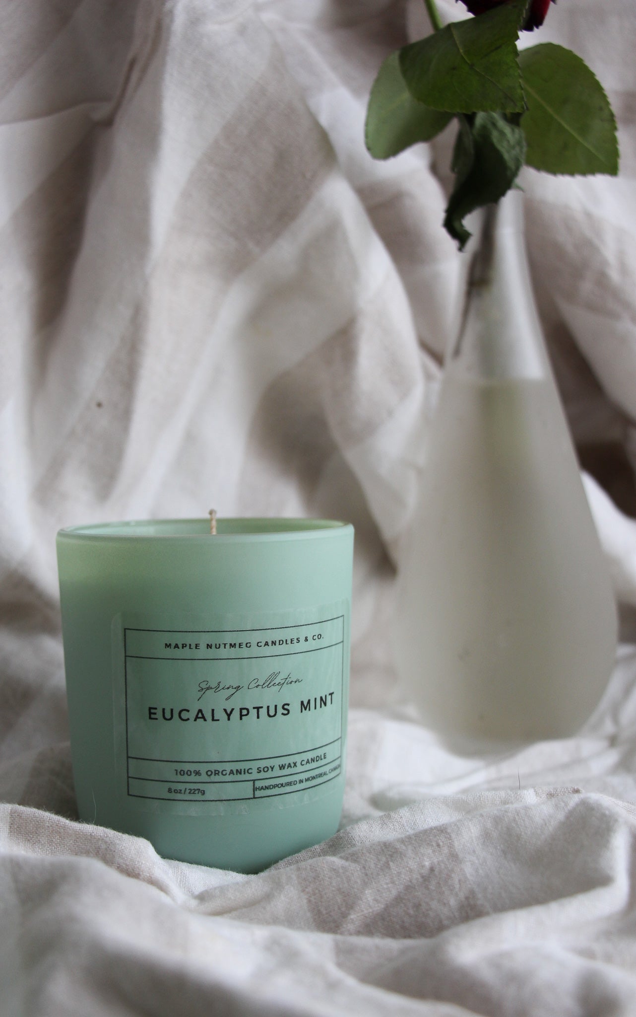 Kana Handmade Eucalyptus Mint Scented Soy Candle