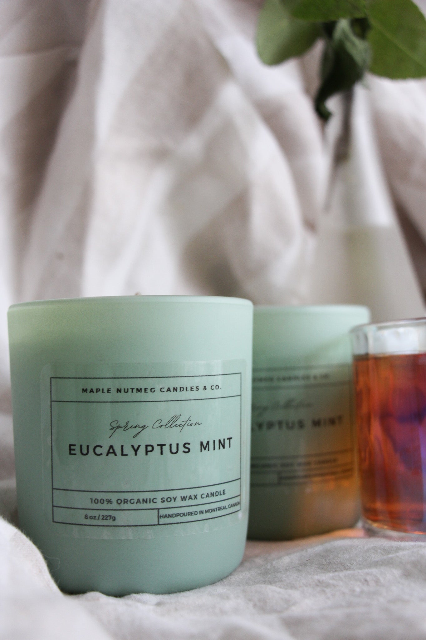 Kana Handmade Eucalyptus Mint Scented Soy Candle