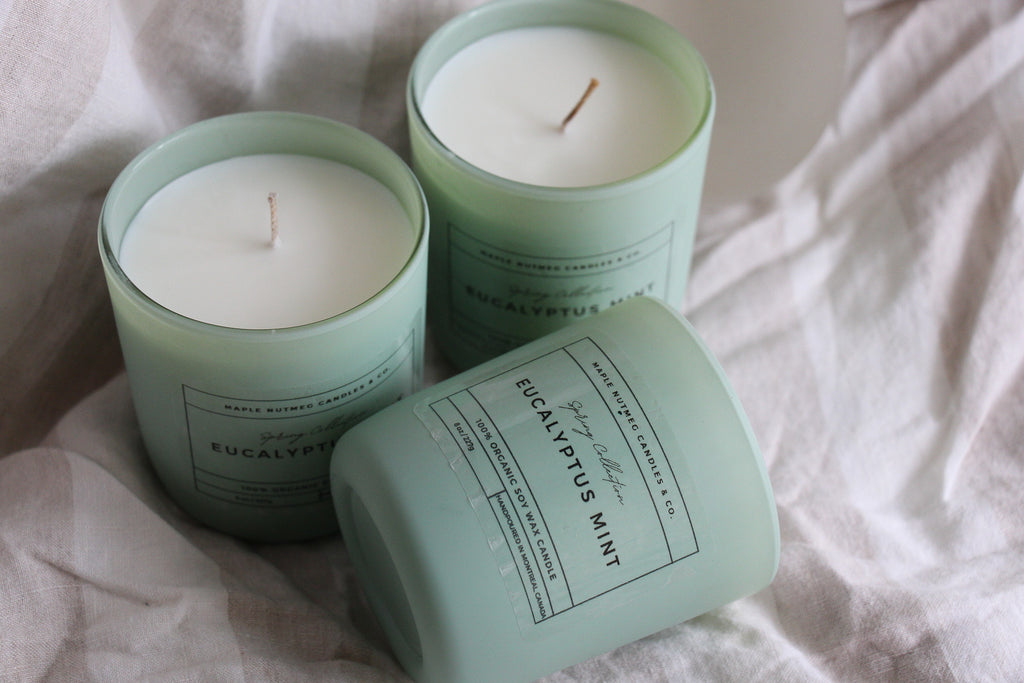 Kana Handmade Eucalyptus Mint Scented Soy Candle