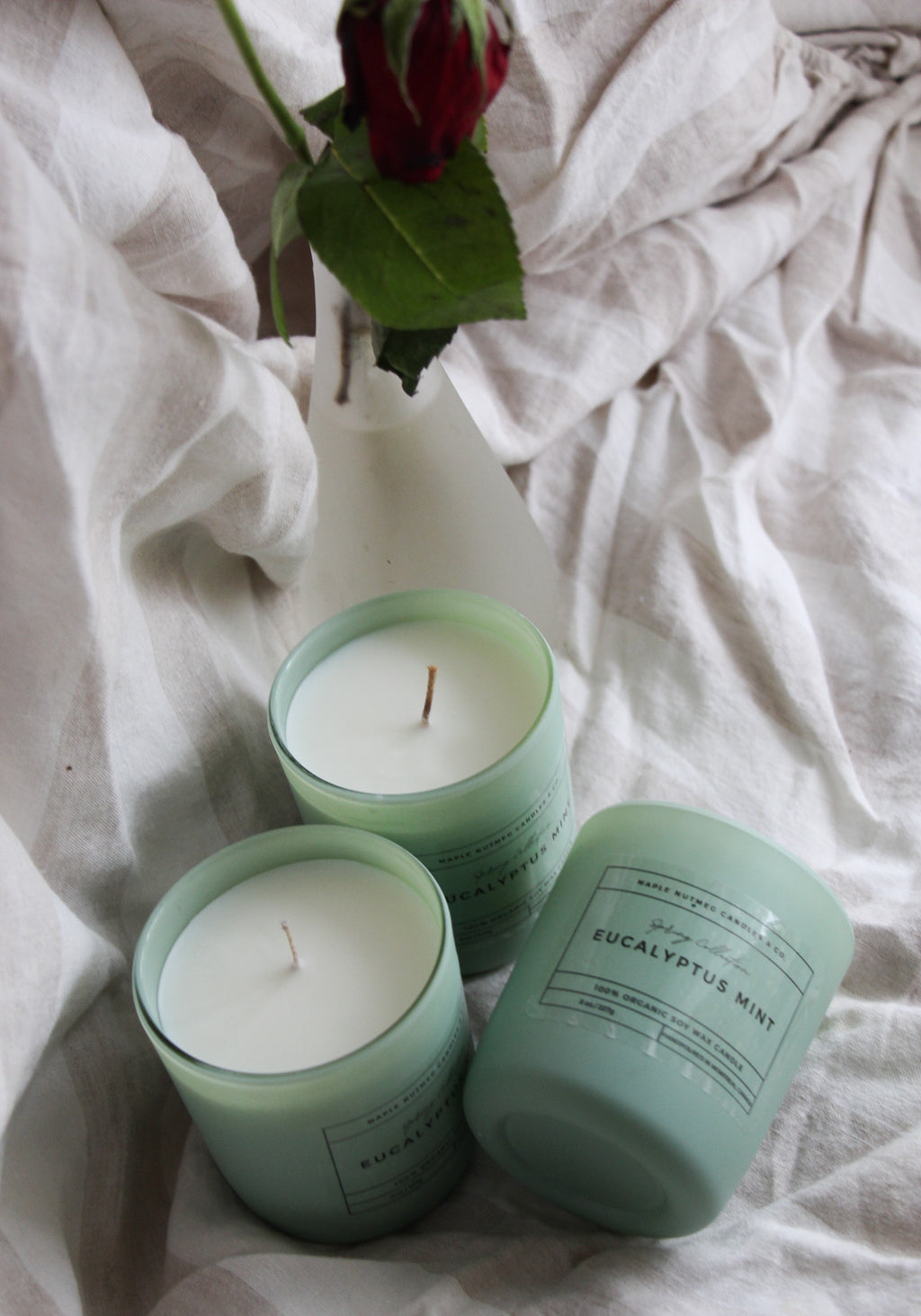 Kana Handmade Eucalyptus Mint Scented Soy Candle