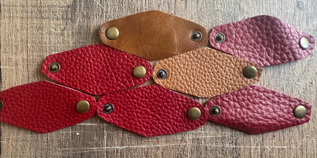 Blythe Handmade Leather Cord Organizers Style 4 ( Set of 4 )