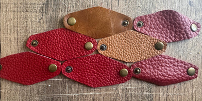Blythe Handmade Leather Cord Organizers Style 4 ( Set of 4 )